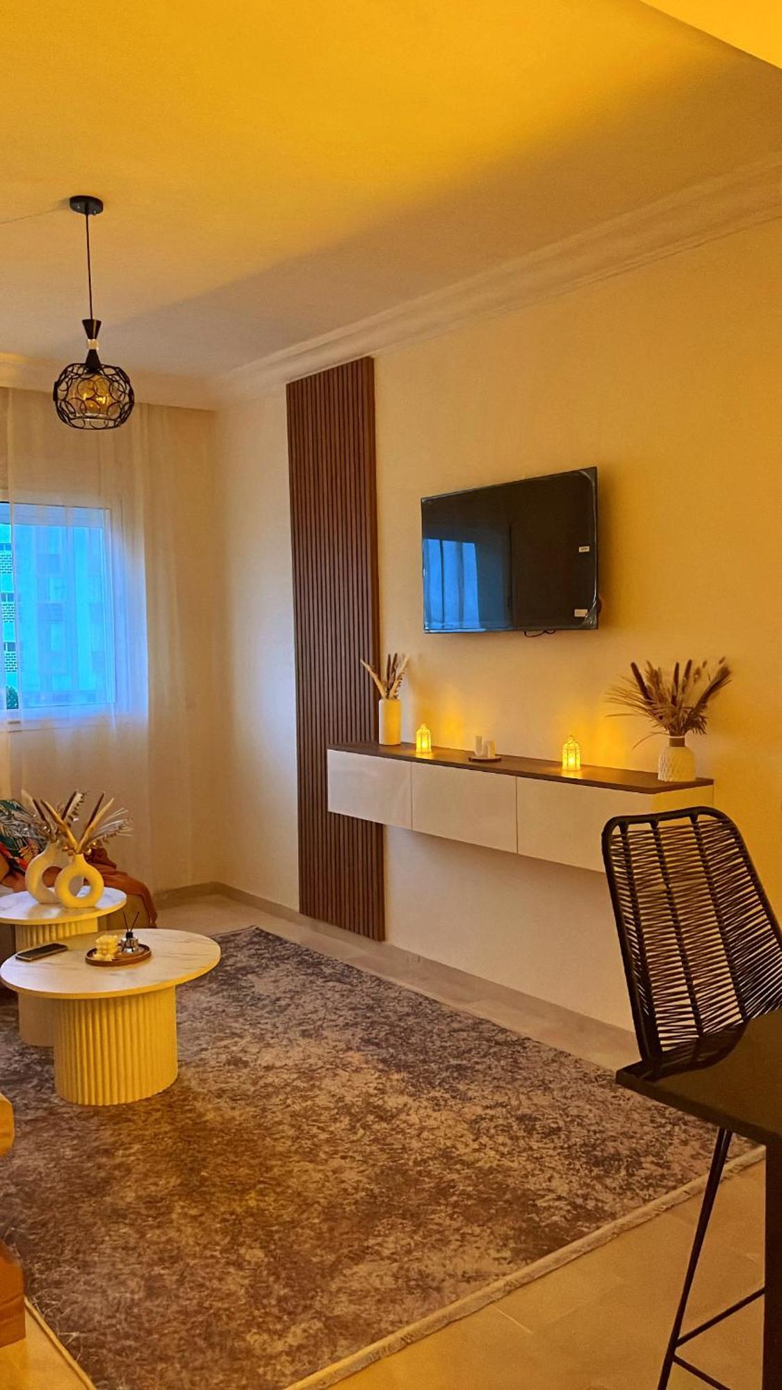 Elegant Appartement Avec Un Acces Piscine Jardin Parking Sous-Sol Et Wifi Haut Debit Fibre Optique Tanger Extérieur photo