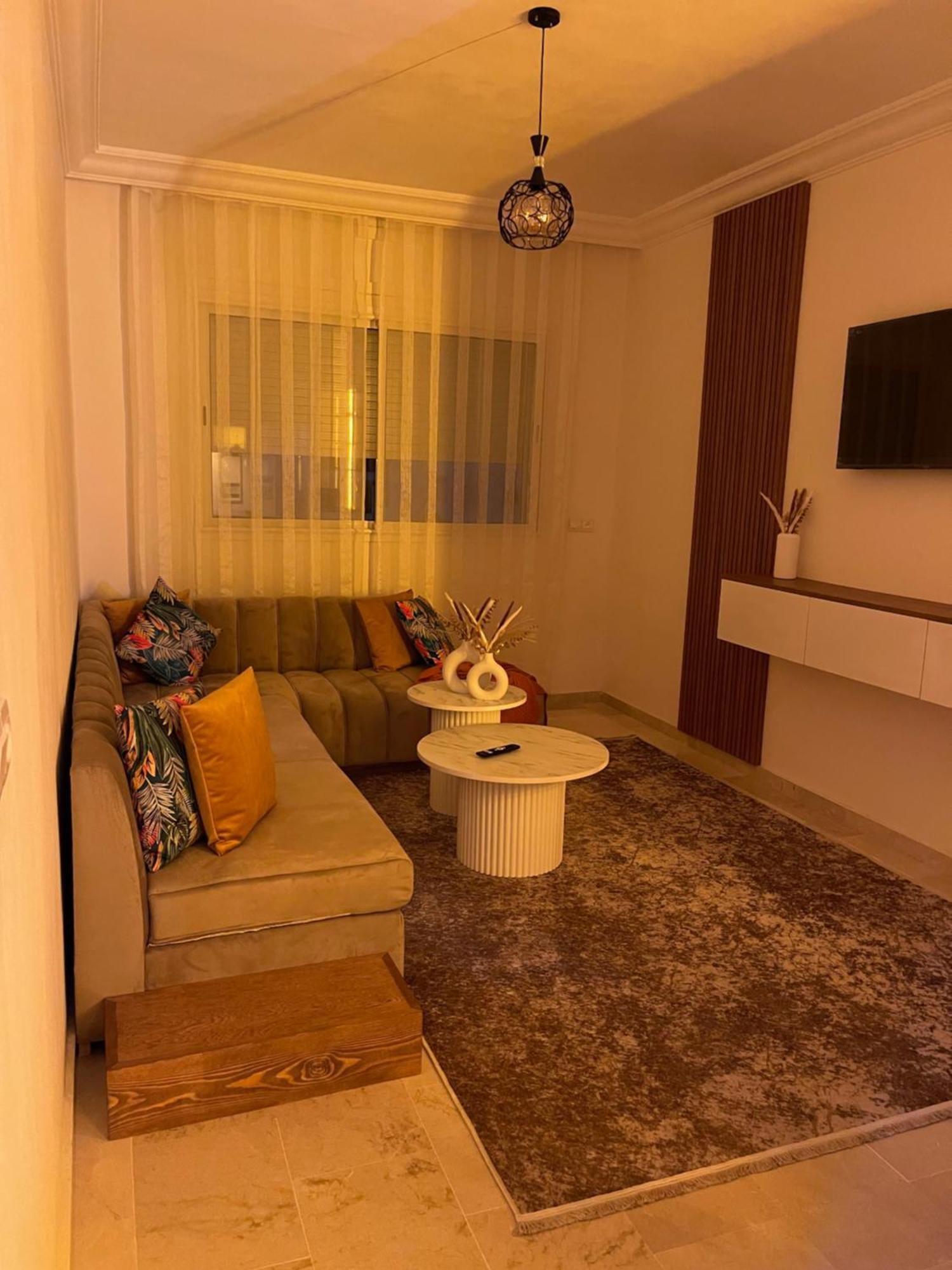 Elegant Appartement Avec Un Acces Piscine Jardin Parking Sous-Sol Et Wifi Haut Debit Fibre Optique Tanger Extérieur photo