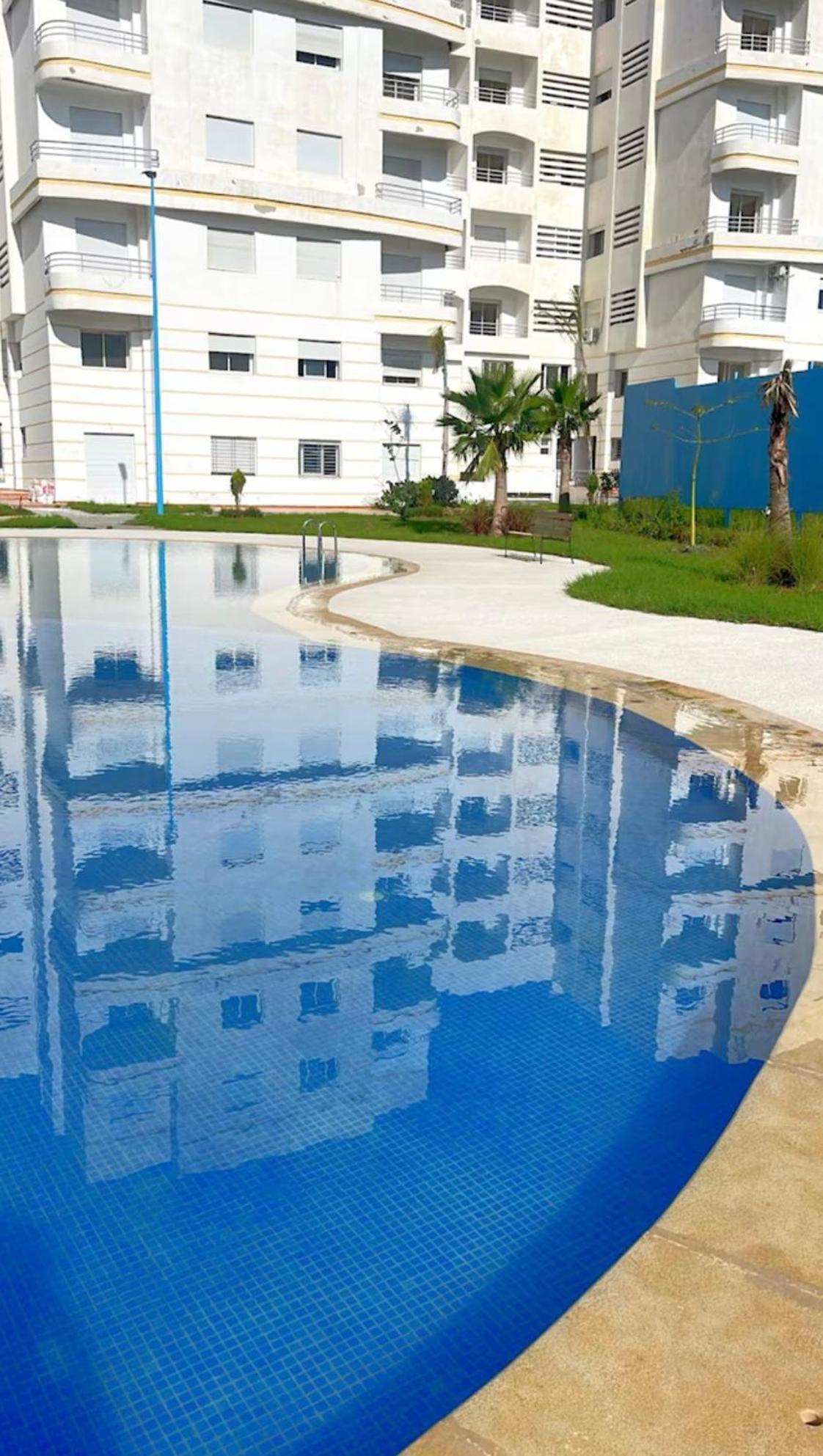 Elegant Appartement Avec Un Acces Piscine Jardin Parking Sous-Sol Et Wifi Haut Debit Fibre Optique Tanger Extérieur photo